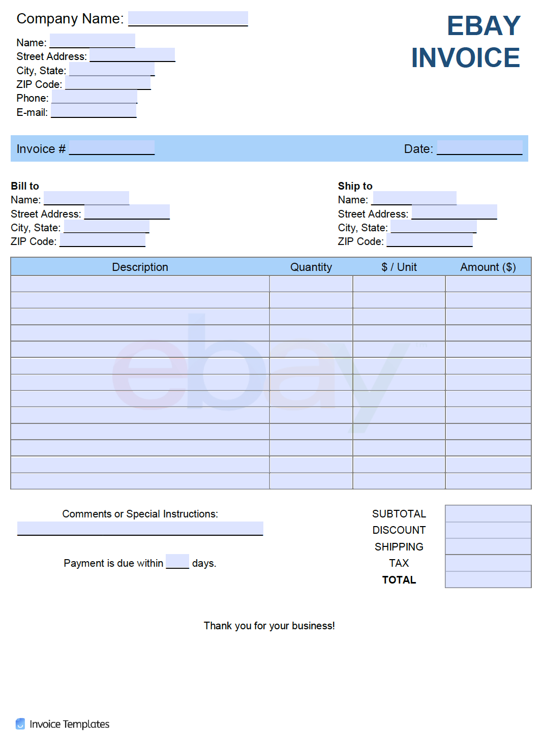 EBay Invoice Template Invoice Generator ebay-invoice-template-invoice-generator
